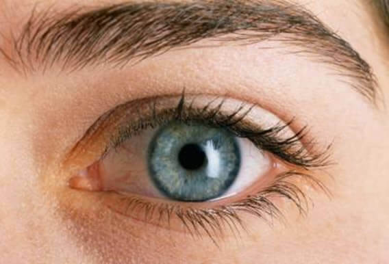 En la imagen observamos un ojo completamente normal, pues el glaucoma no da síntomas.