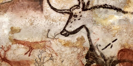 Algunos artes rupestres ya presentaban diseños en tres dimensiones sutilmente.