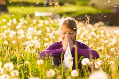 Muchas alergias oculares se presentan durante el verano cuando hay más polen en el ambiente.